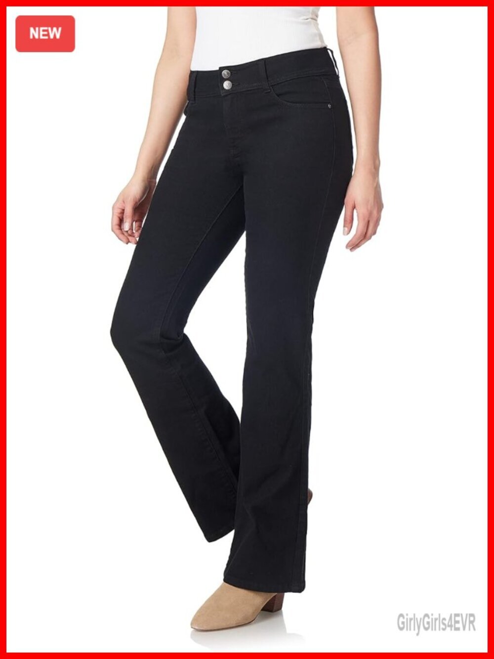 Flirty Curvy Flare High Rise Insta Stretch Jeans Size 32